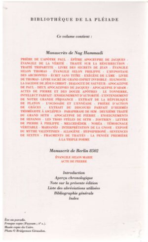 Ecrits gnostiques