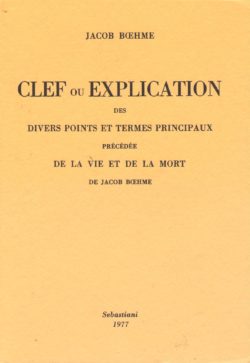 Clef ou explication de divers points et termes principaux