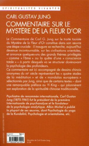 Livre Commentaire sur le Mystère de la Fleur d'Or - Jung - verso