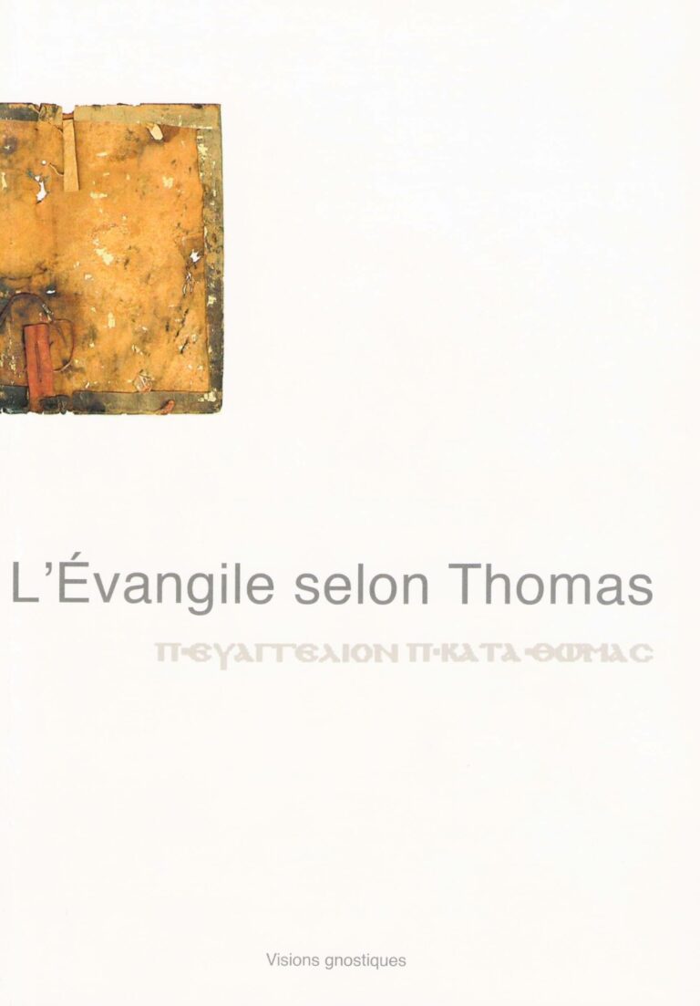 Livre L'Evangile selon Thomas