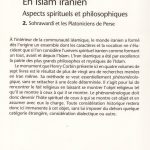 En Islam iranien Livre 2