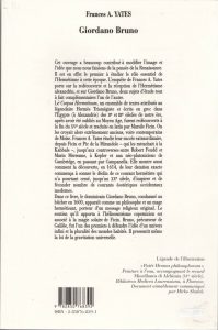 Giordano BRUNO et la Tradition hermétique
