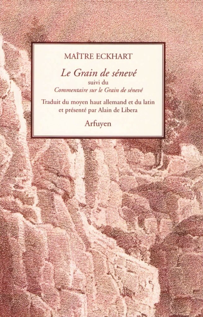 Livre Le grain de sénevé - Maître Eckhart