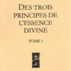 Des trois principes de l'essence divine