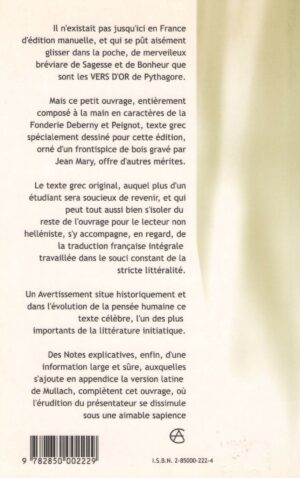 Les vers d'or