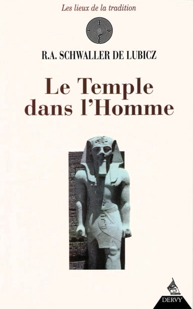 Livre Le Temple dans l'homme - Schwaller de Lubicz