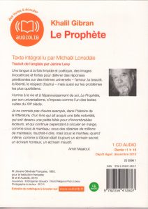 Le Prophète CD