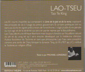 CD Lao-Tseu - Tao Te King