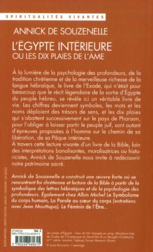 Livre L'Egypte intérieure ou les dix plaies de l’âme - Annick de Souzenelle - verso