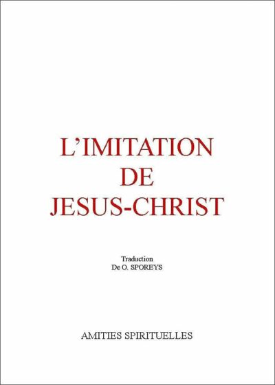 Livre L'imitation de Jésus-Christ