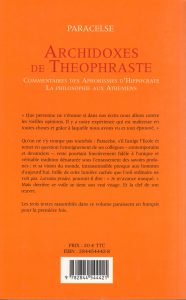 Archidoxes de Theophraste
