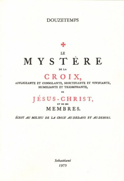 Livre Le mystère de la croix - couverture