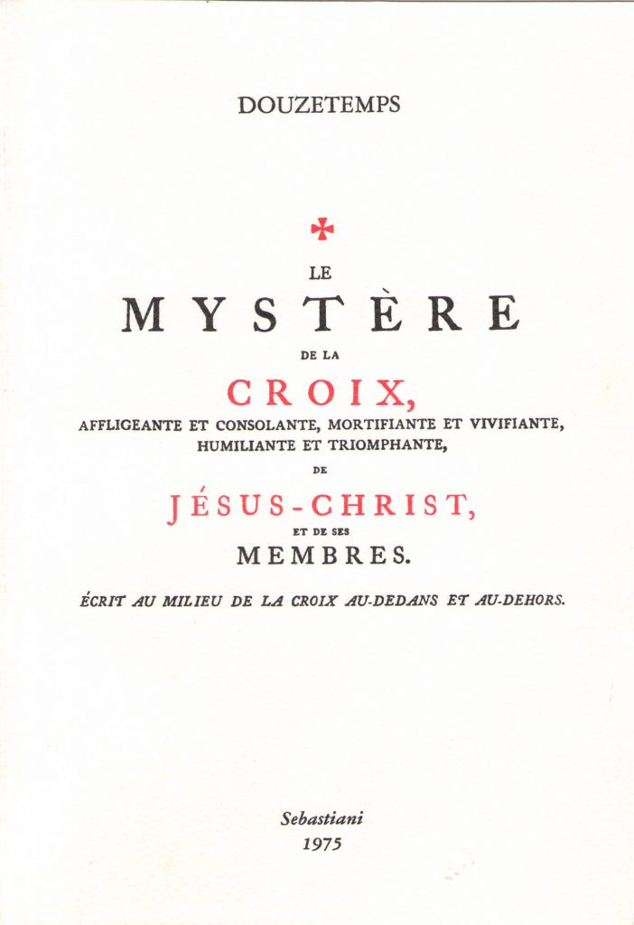 Le mystère de la croix