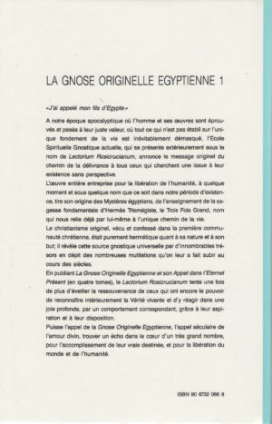 La Gnose originelle égyptienne Tome 1