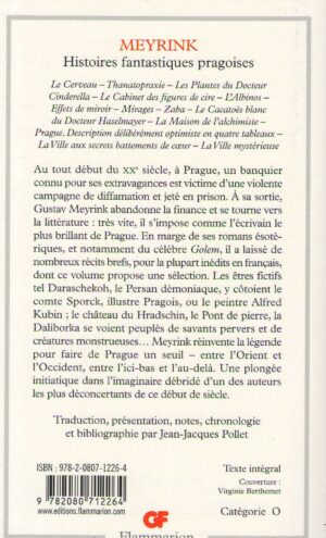 Histoires fantastiques pragoises