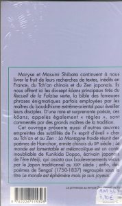 Le recueil de la falaise verte. Kôans et poésies du Zen