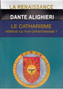 Lot de 3 brochures - Catharisme-Dante Alighieri- Renaissance