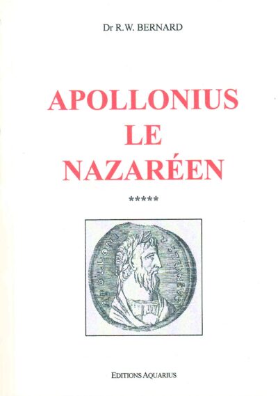 Livre Apollonius le Nazaréen - Dr RW Bernard recto