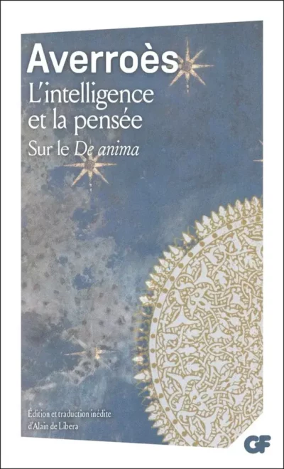 Livre L'intelligence et la pensée - Averroès - couverture