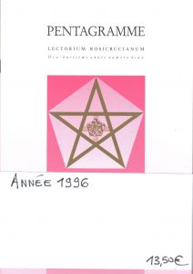 Revue Pentagramme - Année 1996
