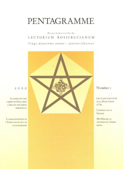 Revue Pentagramme n°1 2000