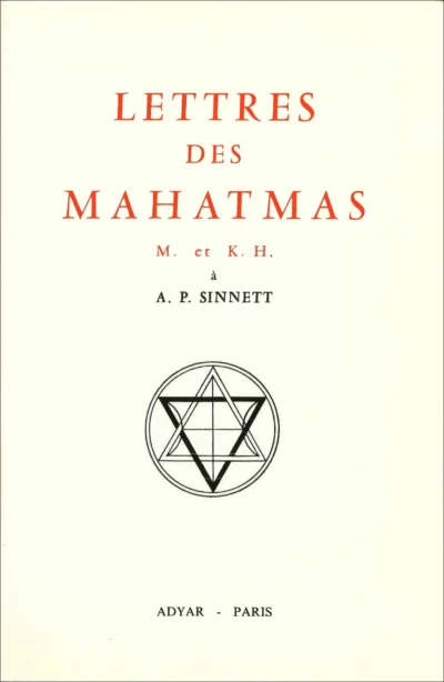 Livre Lettres des Mahatmas