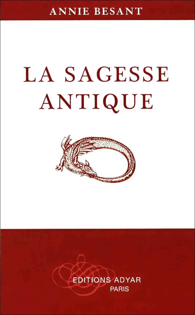 Livre La sagesse antique - Annie Besant - Couverture