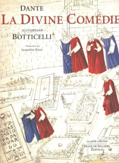 Livre La Divine Comédie illustrée par Botticelli - couverture