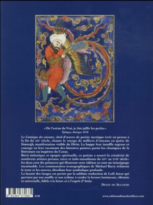 Livre Le Cantique des Oiseaux - Farid od-din Attar - Diane de Selliers - verso