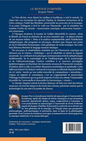 Livre Le retour d'Orphée - L'harmonie dans la musique, le cosmos et l'homme - Jacques Viret retro