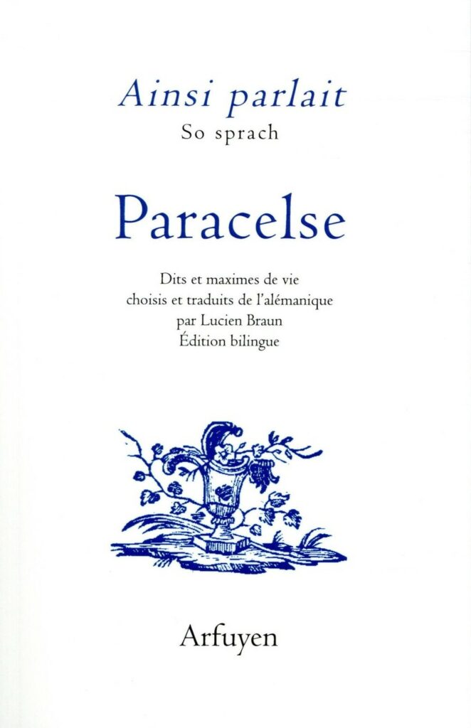 Livre Ainsi parlait Paracelse