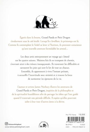 Livre Grand Panda et Petit Dragon - James Norbury - verso