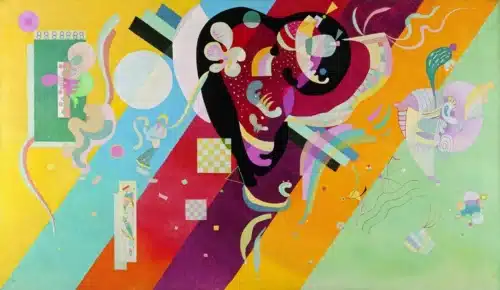 Wassily Kandinsky, composition IX, huile sur toile
