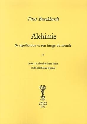 Livre Alchimie sa signification et son image du monde Titus Burckhardt - couverture