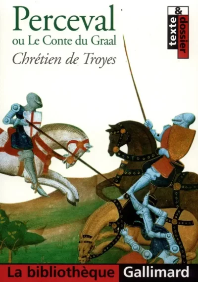 Livre Perceval ou le Conte du Graal - Chrétien de Troyes - Gallimard - couverture