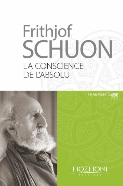Livre La conscience de l'absolu - Frithjof Schuon - couverture